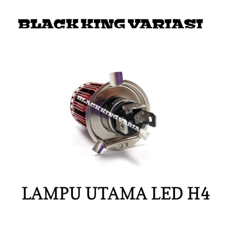 Lampu Utama Led H4 Lampu Delan Motor Led Plus Angel Lampu H4 Motor Mobil 4 Mata