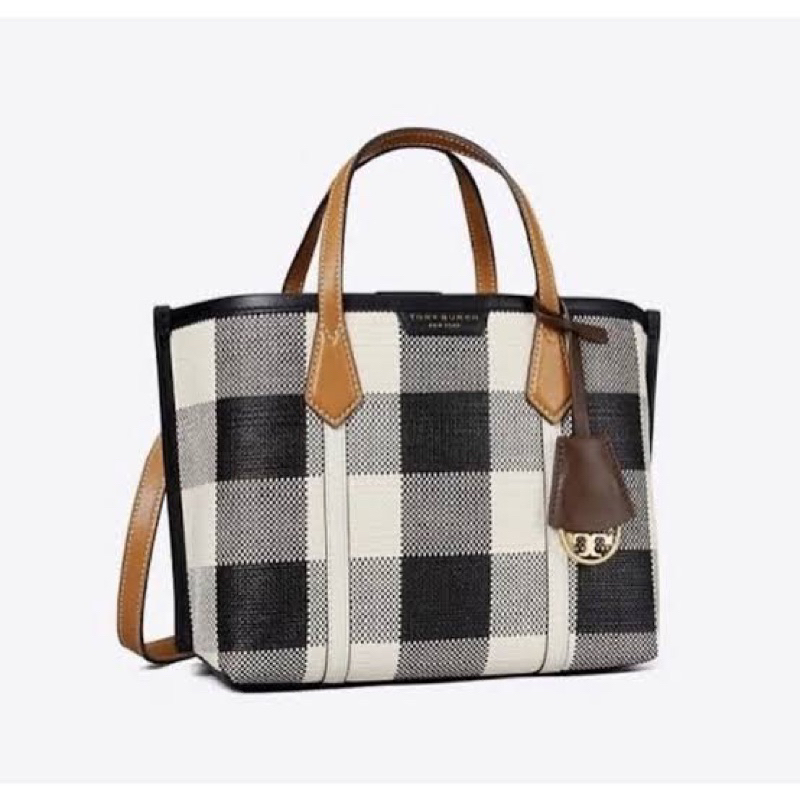 Tory Burch Perry Tote in plaid