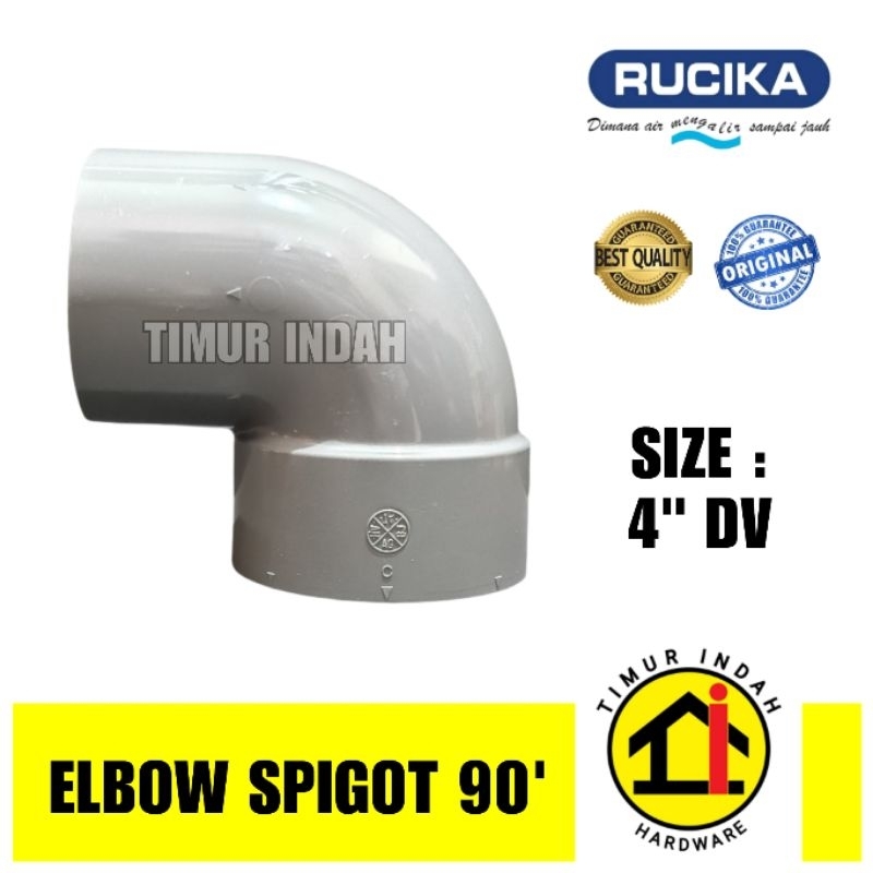 Elbow Spigot / Knee Spigot 4" DV - RUCIKA