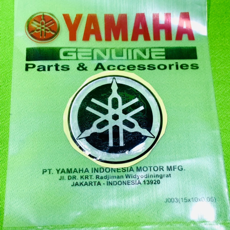 sticker stiker emblem logo yamaha garputala 25mm / 2.5cm