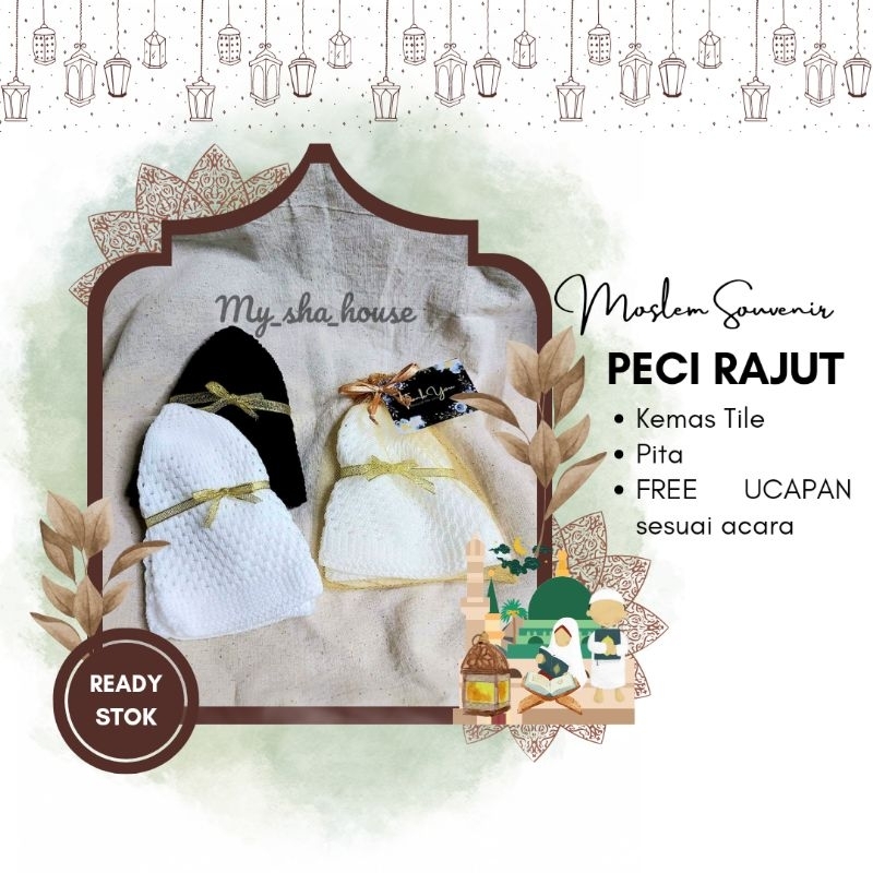 Souvenir PECI TEBAL HALUS BERKUALITAS FREE UCAPAN tahlil pengajian aqiqah nikah haji umroh wedding i
