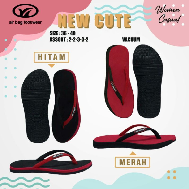 sandal jepit wanita Airbag New cute