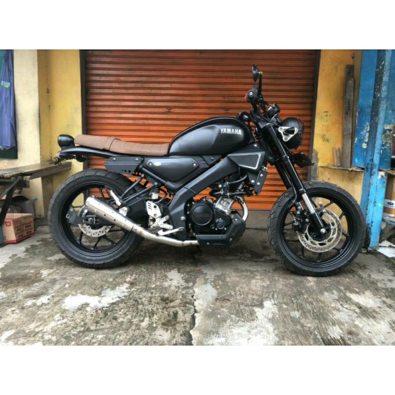 Knalpot Yamaha XSR 155 Long Header Cover - Knalpot XSR 155 - XSR 155 Exhaust - XSR 155 Pipe - XSR 15