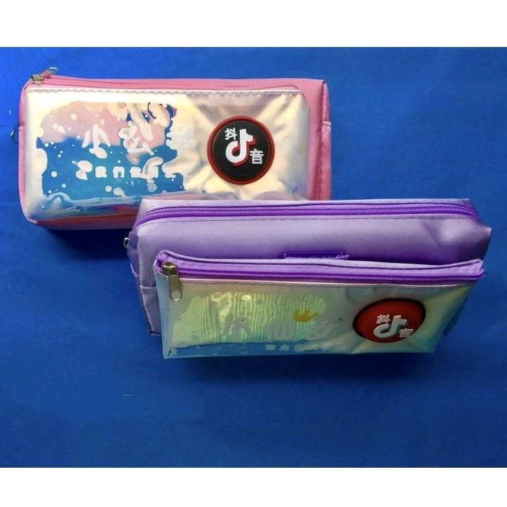 

Kotak pensil kain HR-489 TIK TOK METALIK