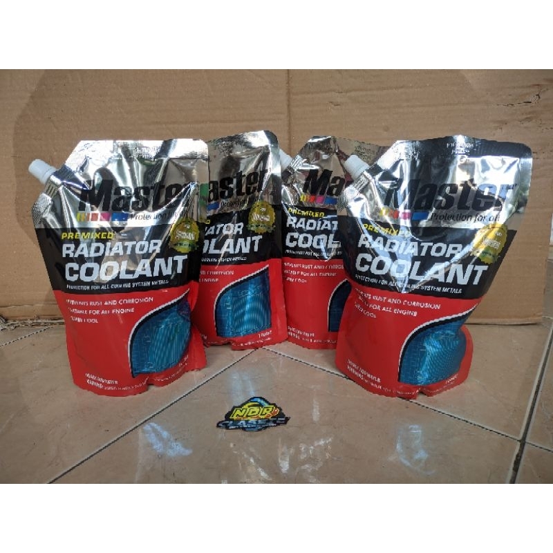 premixed radiator coolant Air radiator master cairan coolant radiator master 1 liter 1 quart