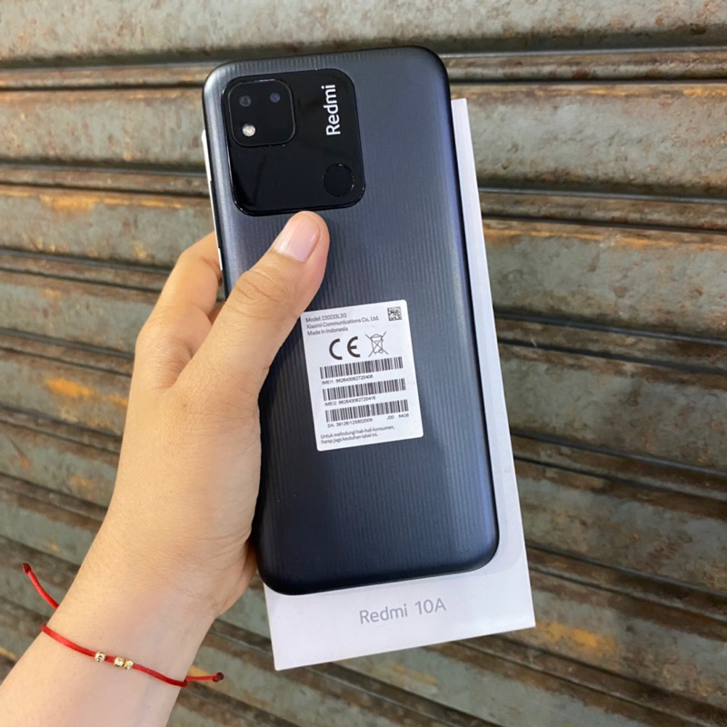 Redmi 10A 3/64gb second bekas pakai normal fullset original resmi