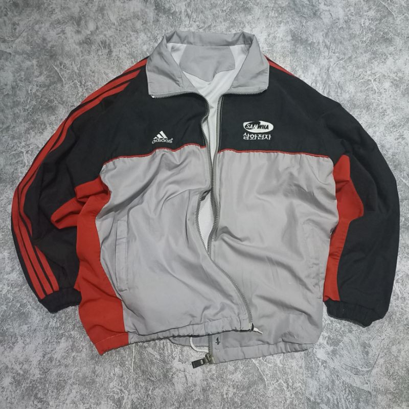 thrift jaket adidas