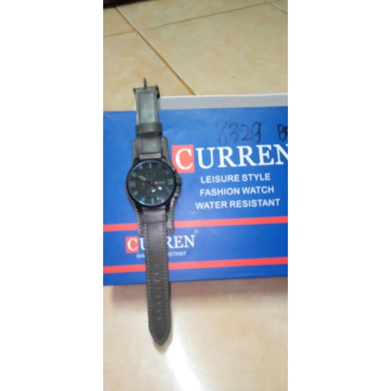CURREN jam tangan pria analog(kondisi batre mati)