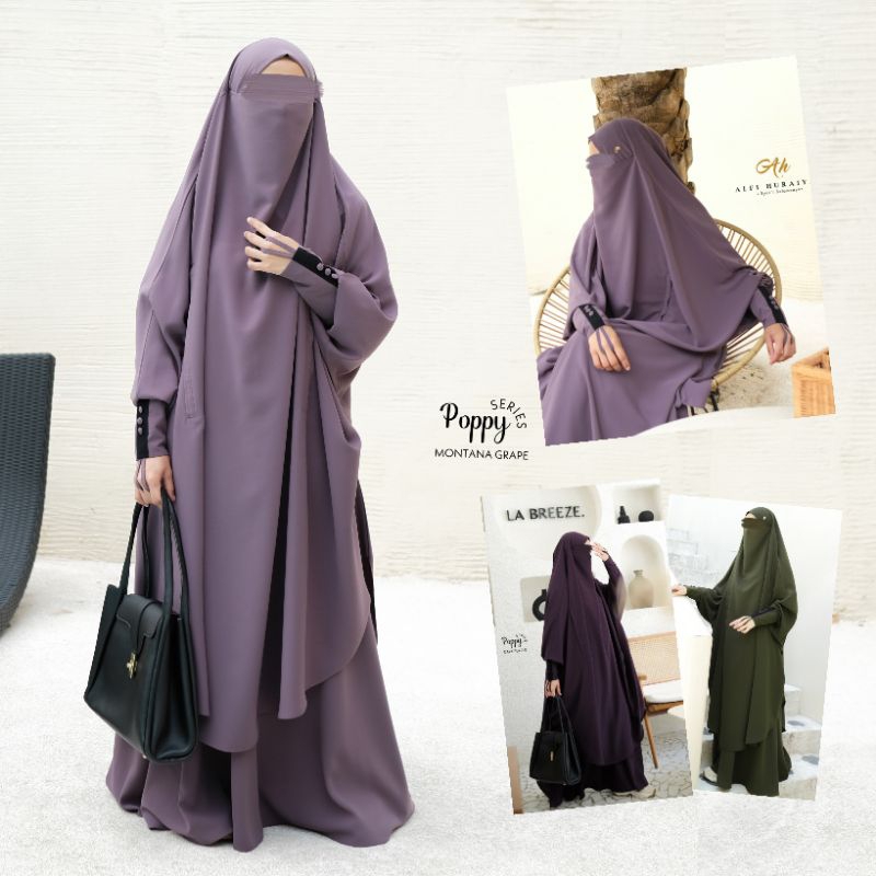 Poppy Series Set Gamis Cadar Fk By Alfi Huraiyah Fortaleza