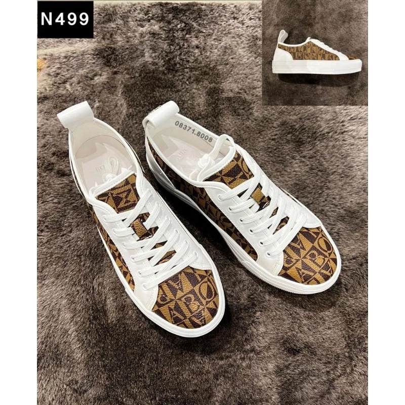 sepatu wanita bonia original sneakers putih monogram