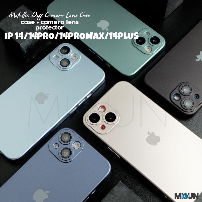 (3) Case iPhone Metallic premium TPU for iPhone 14 14PLUS 14PRO 14PROMAX 11 11PRO 11PROMAX 7 8 SE2020 7+ 8+ X XS XR XSMAX 12 13 MINI PRO PROMAX