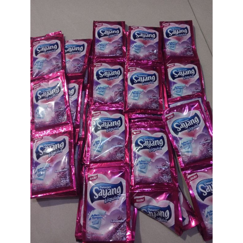 deterjen detergen sabun cuci SAYANG murah renteng grosir rantuy