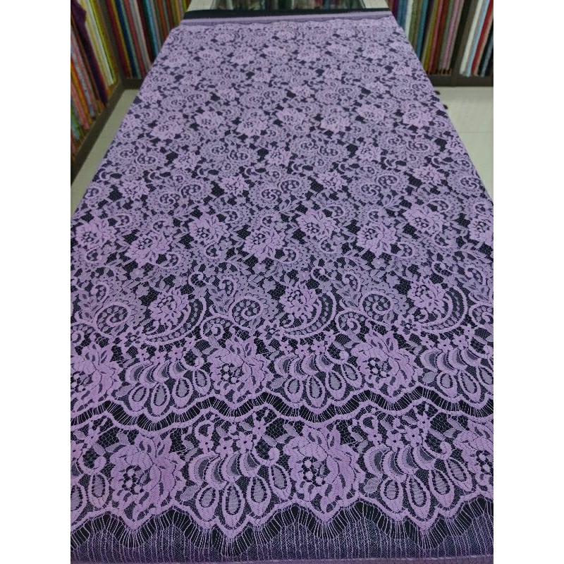 Brokat semi Lace panel D#tgm7282