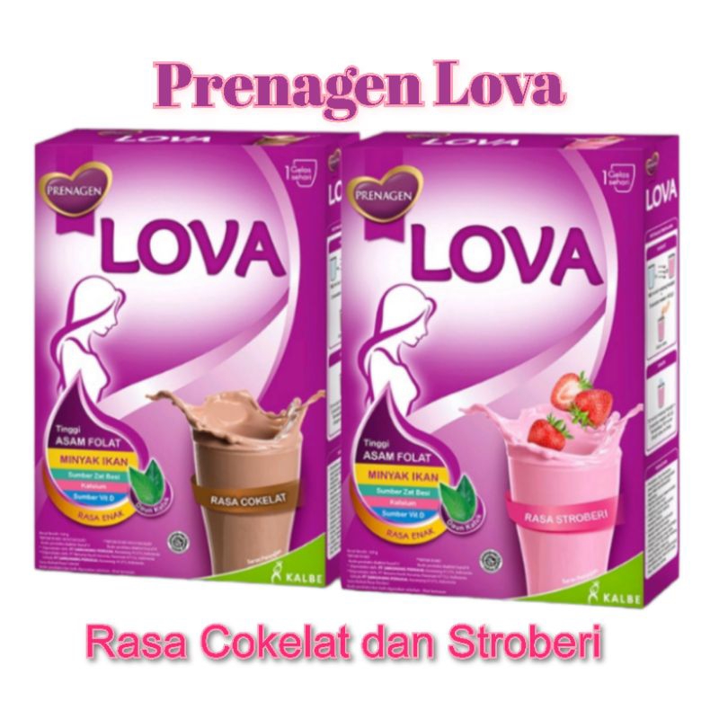 Lovamil & Prenagen Lova Susu Ibu Hamil Dan Menyusui 120g JunDW