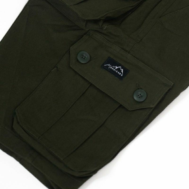 MARKICABS [Cenneth - Olive] Short Cargo Pants