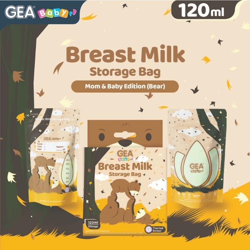 Gea kantong asi 120ml isi 30pcs /breast milk