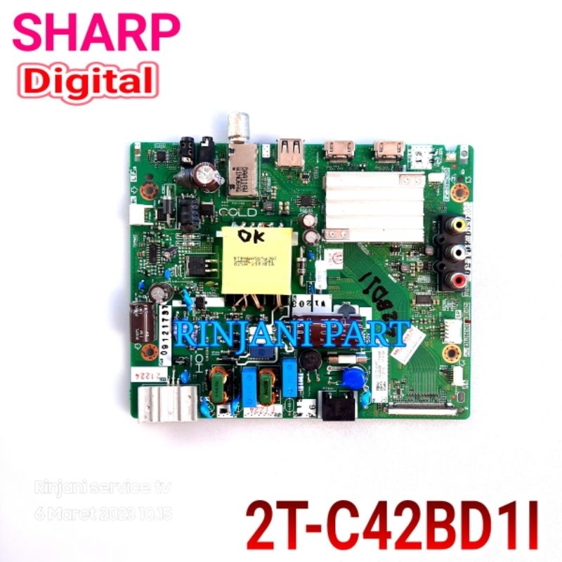 MAINBOARD DIGITAL TV LED SHARP 2T-C42BD1I
