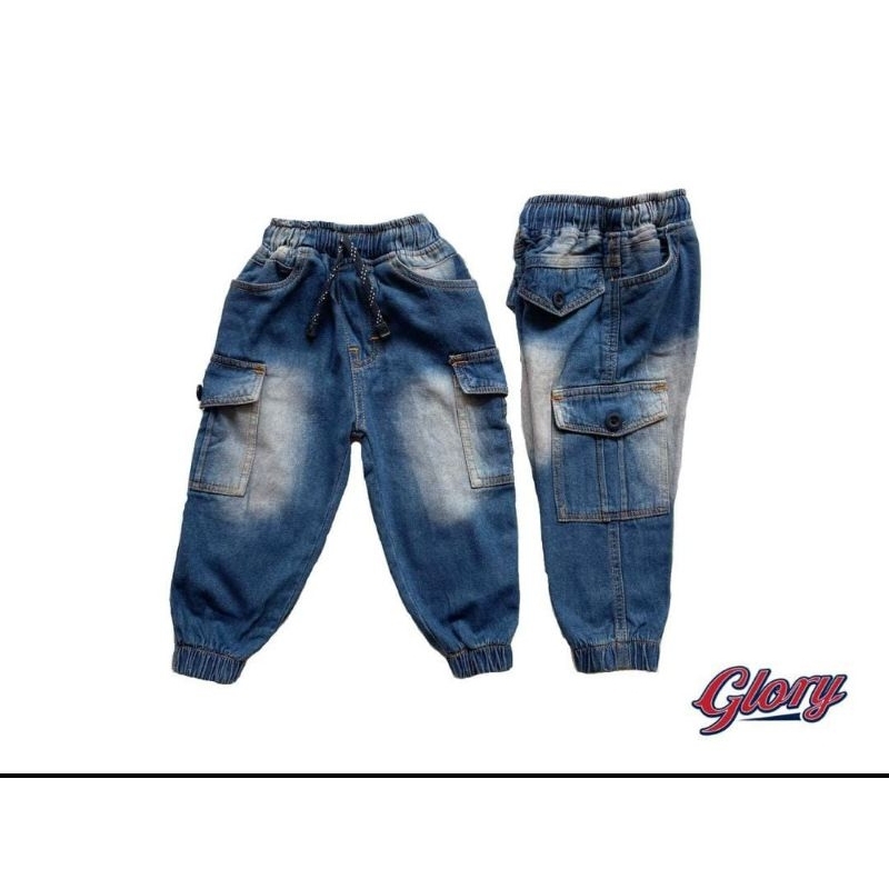 Joger Jeans Anak Cargo 468