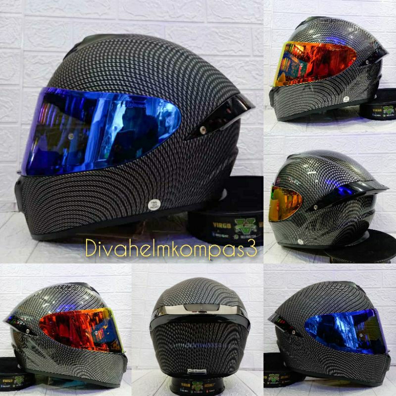 HELM SNAIL FFS2 FIBER CARBON kARBON | HELM SNAIL KARBON
