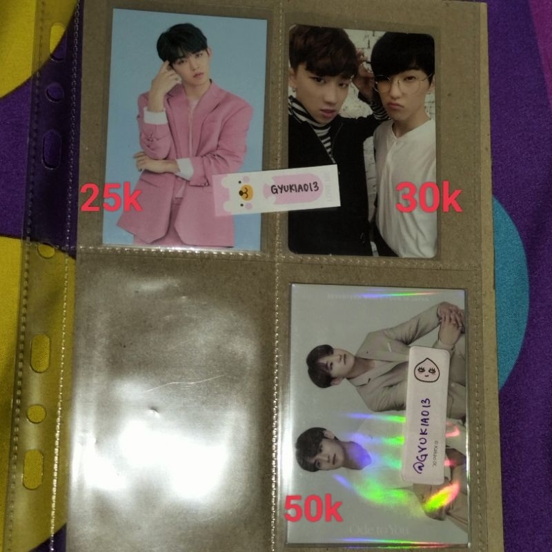 PC PHOTOCARD SEVENTEEN SEMICOLON DINO HENGGARAE TC JEONGHAN AI NO CHIKARA TC SOONGYU