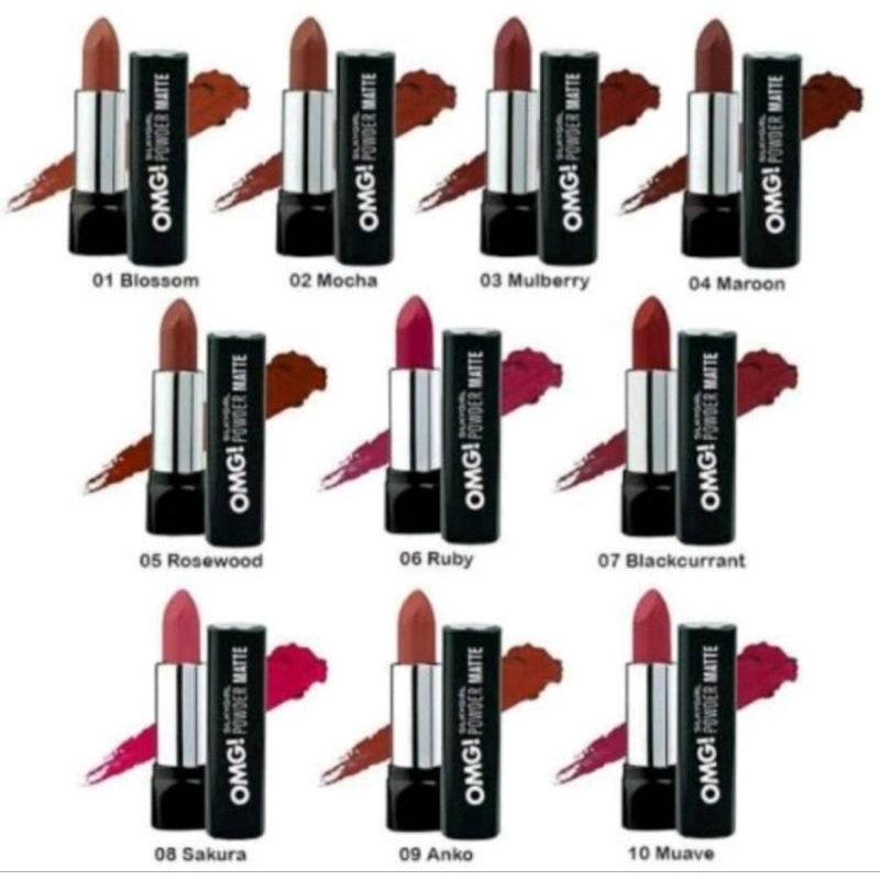 Silky Girl OMG Powder Matte _ Lipstick Putar
