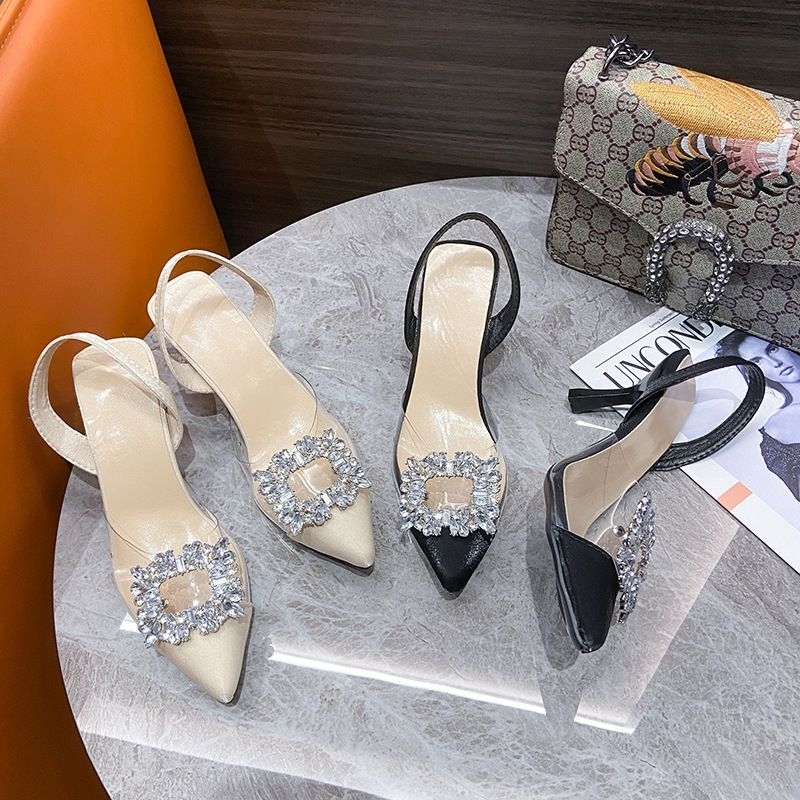 MYSTYLE Kasa Korea Design Heels Fashion Wanita Import