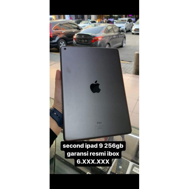 ipad 9 256GB wifi second Ibox mulus