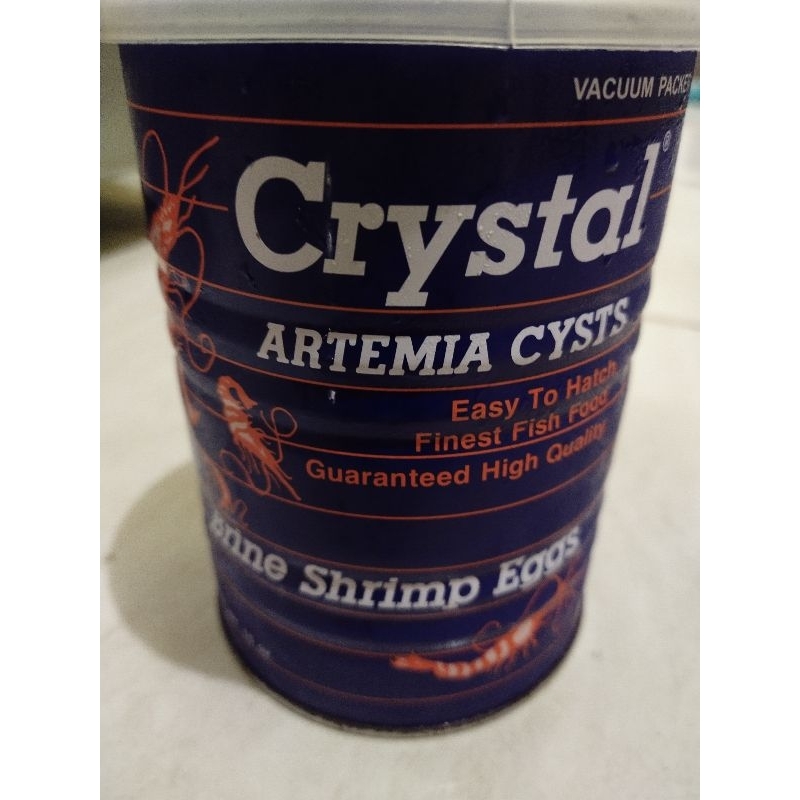 Glaciaamart Crystal Artemia Cysts / Telur Artemia/Artemia Tetas/Pakan Ikan Hias/Pakan Benih Ikan