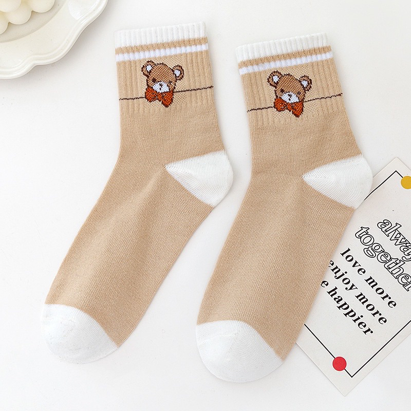 Kaos Kaki Wanita Bear / kaos kaki pria / KAOS KAKI UNISEX 985