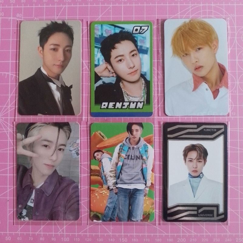 WTS PC RENJUN REPACKAGED 6TH ANNIVERSARY UC UNIVERSE AR SELCA HOTSA AR CLIP HOTSA RENJUN SCRATCH TRA