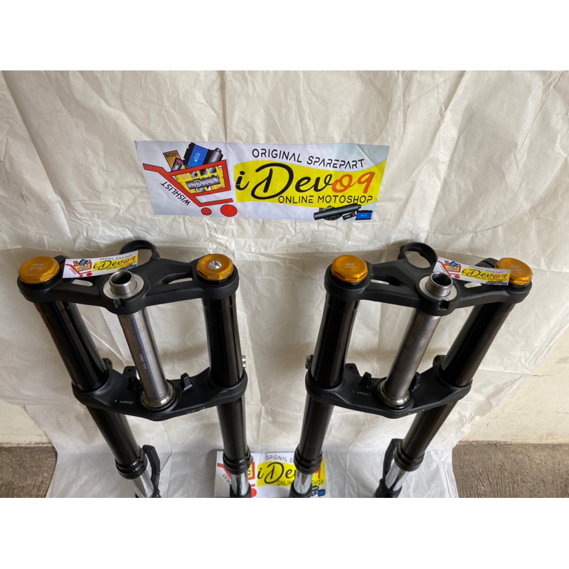 Upside Down USD Shock Depan Kawasaki Ninja ZX 25 R & ZX 25 RR Baru Original Kawasaki