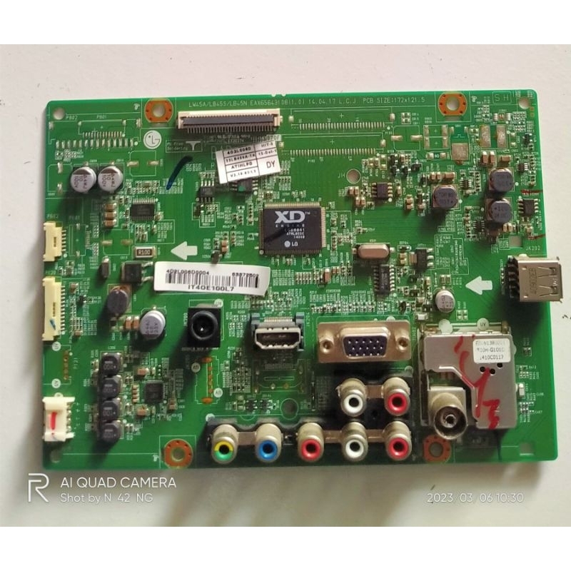 MB Mainboard tv led LG 22LB450A 22LB450 22LB452 mainboard LG 24LB450A