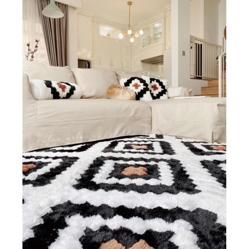 KARPET BULU TERMURAH MOTIF SULTAN TEBAL 5cm