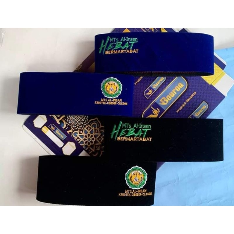 Peci songkok bordir logo sendiri bikin peci logo per satu kodi / minimal satu kodi/ 20pcs