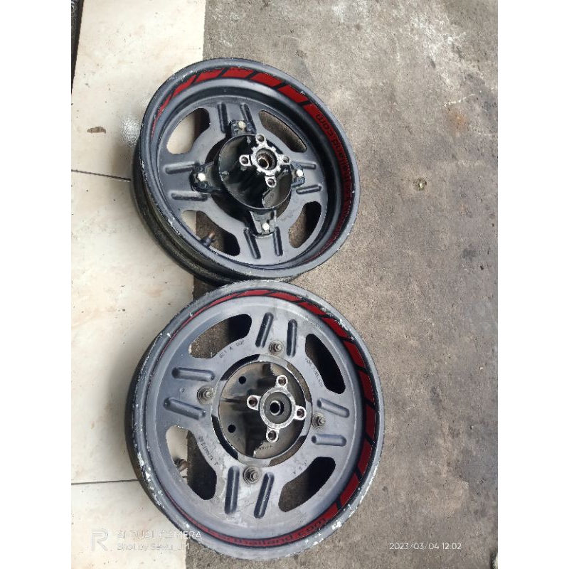 velg roda resing ring kawasaki ksr old