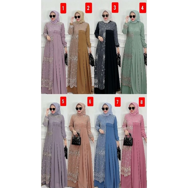 GAMIS NESYA DRESS BY DEYURA