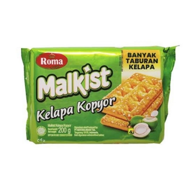 

Roma Malkist Kelapa Kopyor 200g