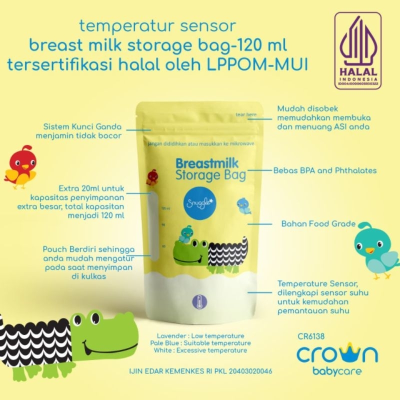 Crown / Snuggle Kantong Asi Promo isi 30 lembar / PROMO Pouch Crown