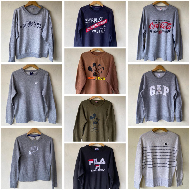 [ C O D ]  CN / CREWNECK COWOK &amp; CEWEK  / ATASAN WANITA MUSIM DINGIN / SWEATER WANITA / CREWNECK CROP / CREWNECK UNISEX