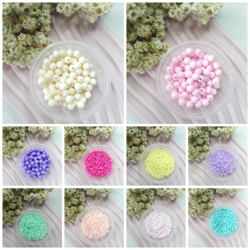 mote susu bulat,4mm / mote susu