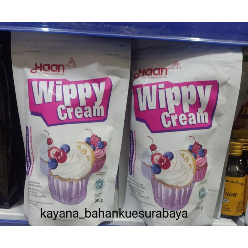 

Haan wippy cream 200gr pouch