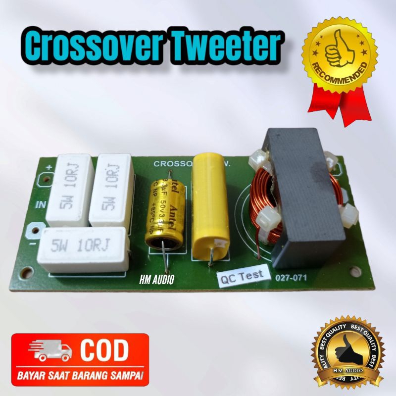 Crossover Pasif Tweeter 1 way cross over pasif