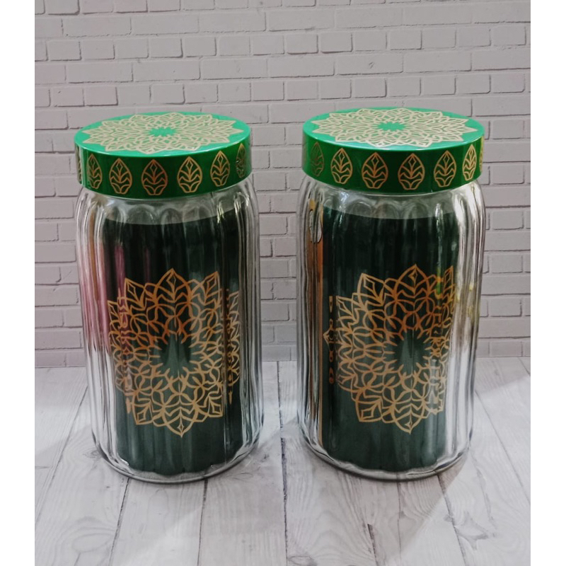 TOPLES KACA HEREVIN 1.7 LITER / TOPLES KUE LEBARAN / TOPLES KUE NATAL - MMS