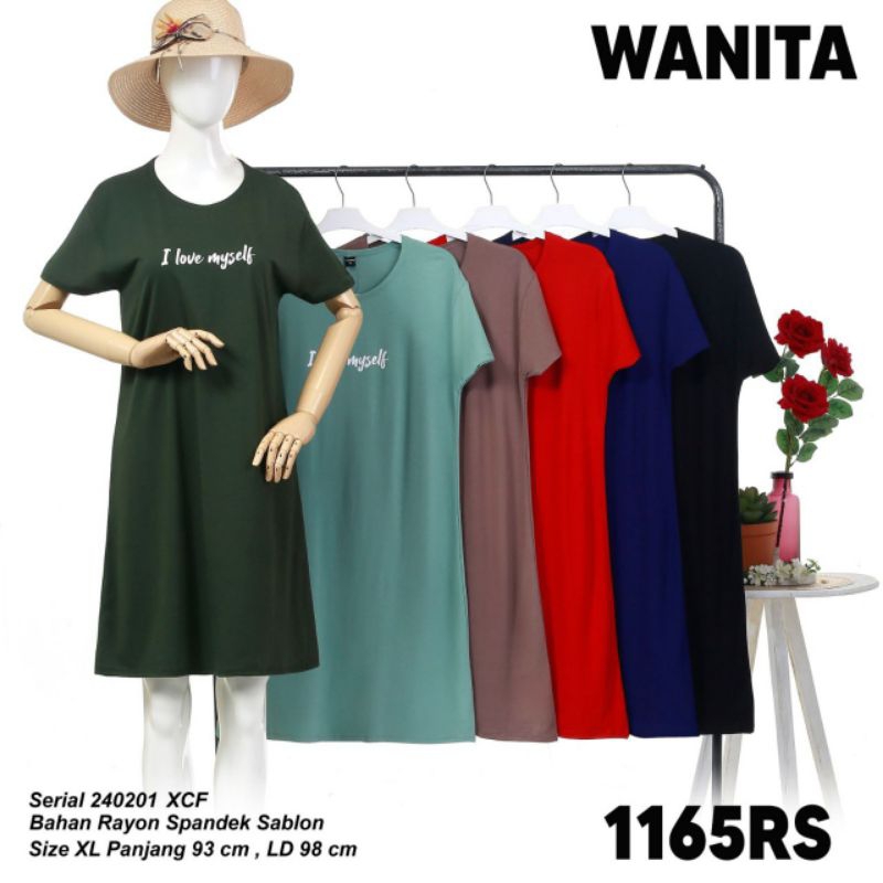 1165RS LEMONE DASTER MURAH DRESS PENDEK RAYON SPX WANITA CASUAL RUMAHAN DASTER VIRAL