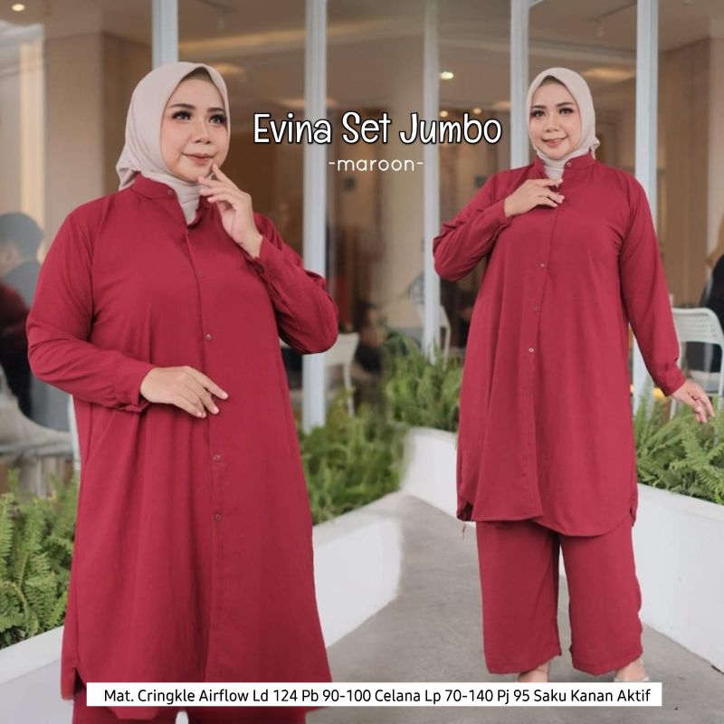 EVINA SETELAN SUPER JUMBO BAJU WANITA