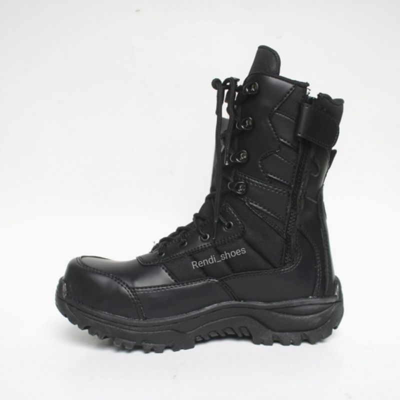 Sepatu pdl boots safety TNI POLRI SATPOLPP SECURITY terbaru original caanggo