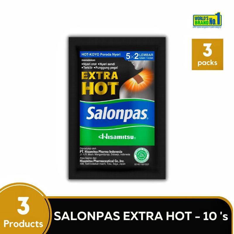 BARU! SALONPAS COKLAT EXTRA HOT - KOYO PEREDA NYERI EXTRA PANAS