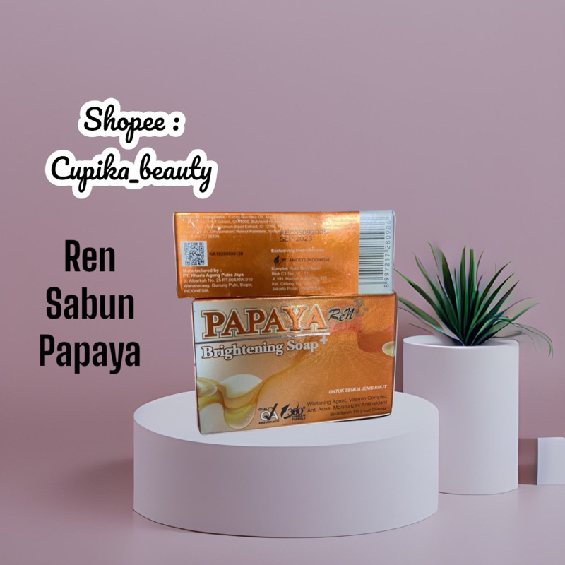 &lt;ck.ex&gt; [135 gr ] REN sabun papaya gold // RDL sabun papaya gold original // papaya ren soap bar