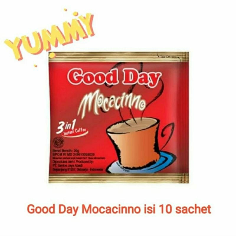 

kopi good day mocacinno coffee isi 10 sachet | goodday