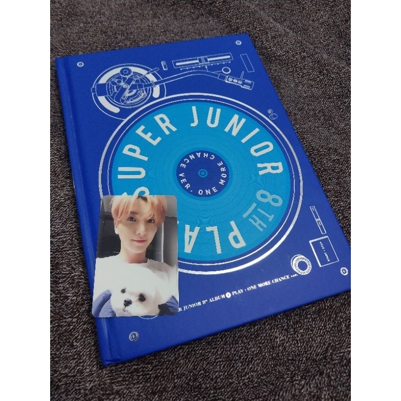 WTS MURAH SUPER JUNIOR 8TH ALBUM PLAY ONE MORE CHANCE VERSION LEETEUK PHOTOCARD (KOLEKSI PRIBADI)